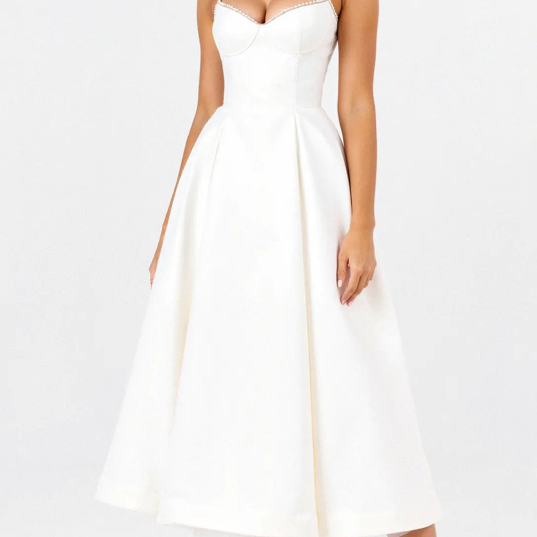 Isolde Tulle Midi Dress