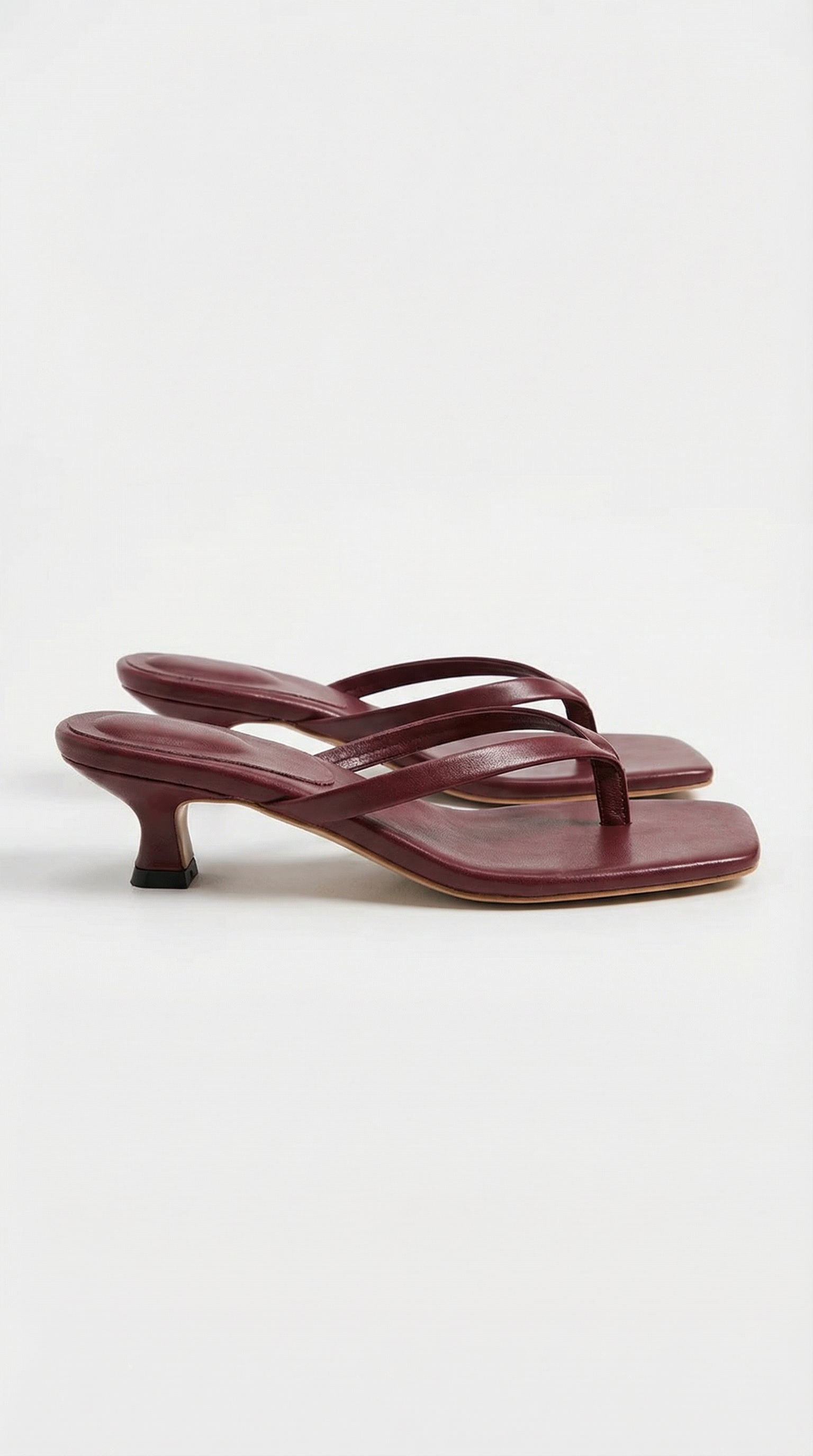 Ieza | Women’s Strappy Kitten Heel Mule Sandals
