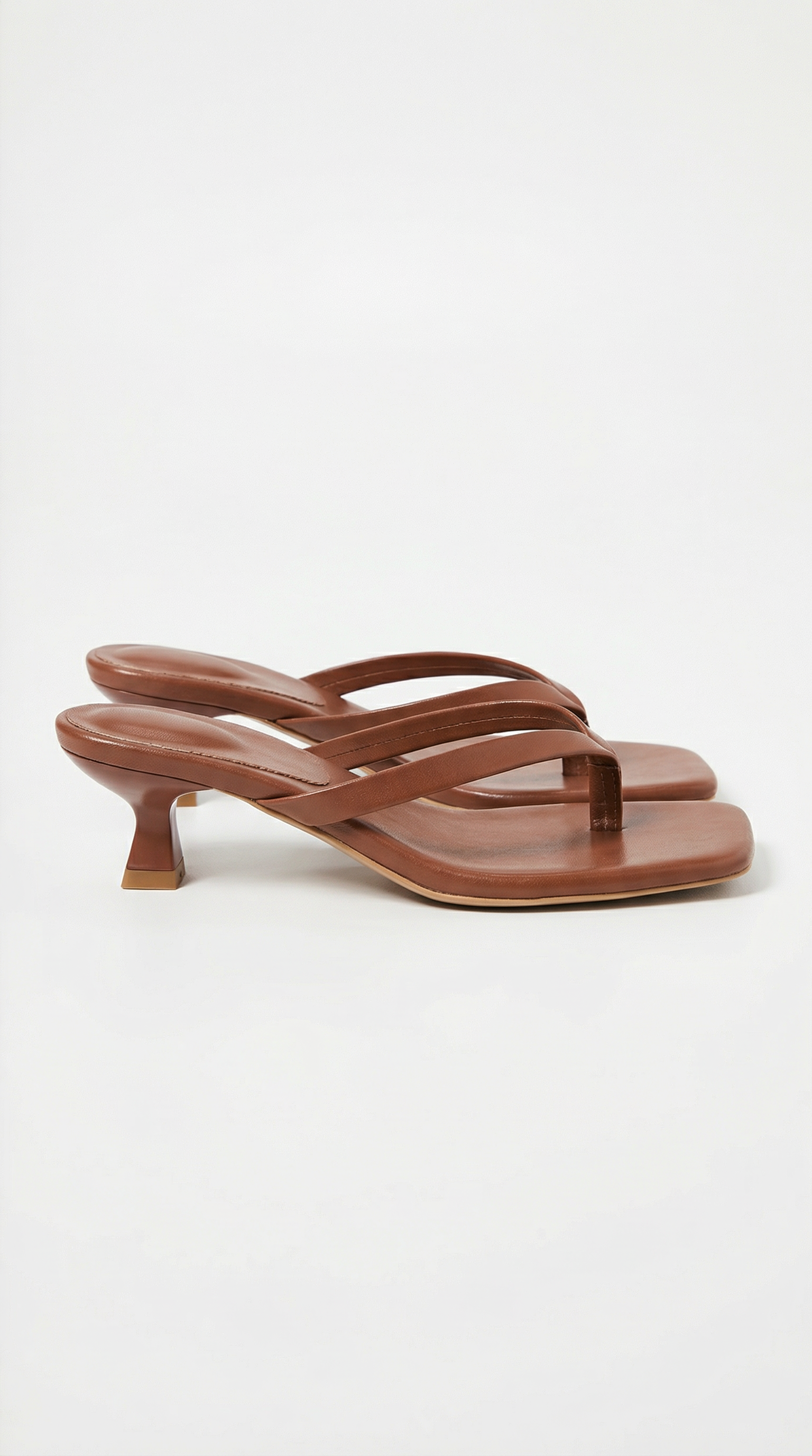 Ieza | Women’s Strappy Kitten Heel Mule Sandals
