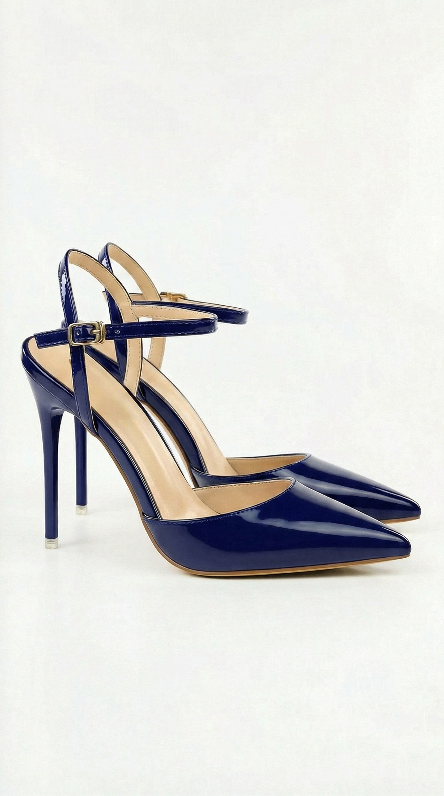 Jula | Women’s Metallic Pointed Toe Stiletto Sandals