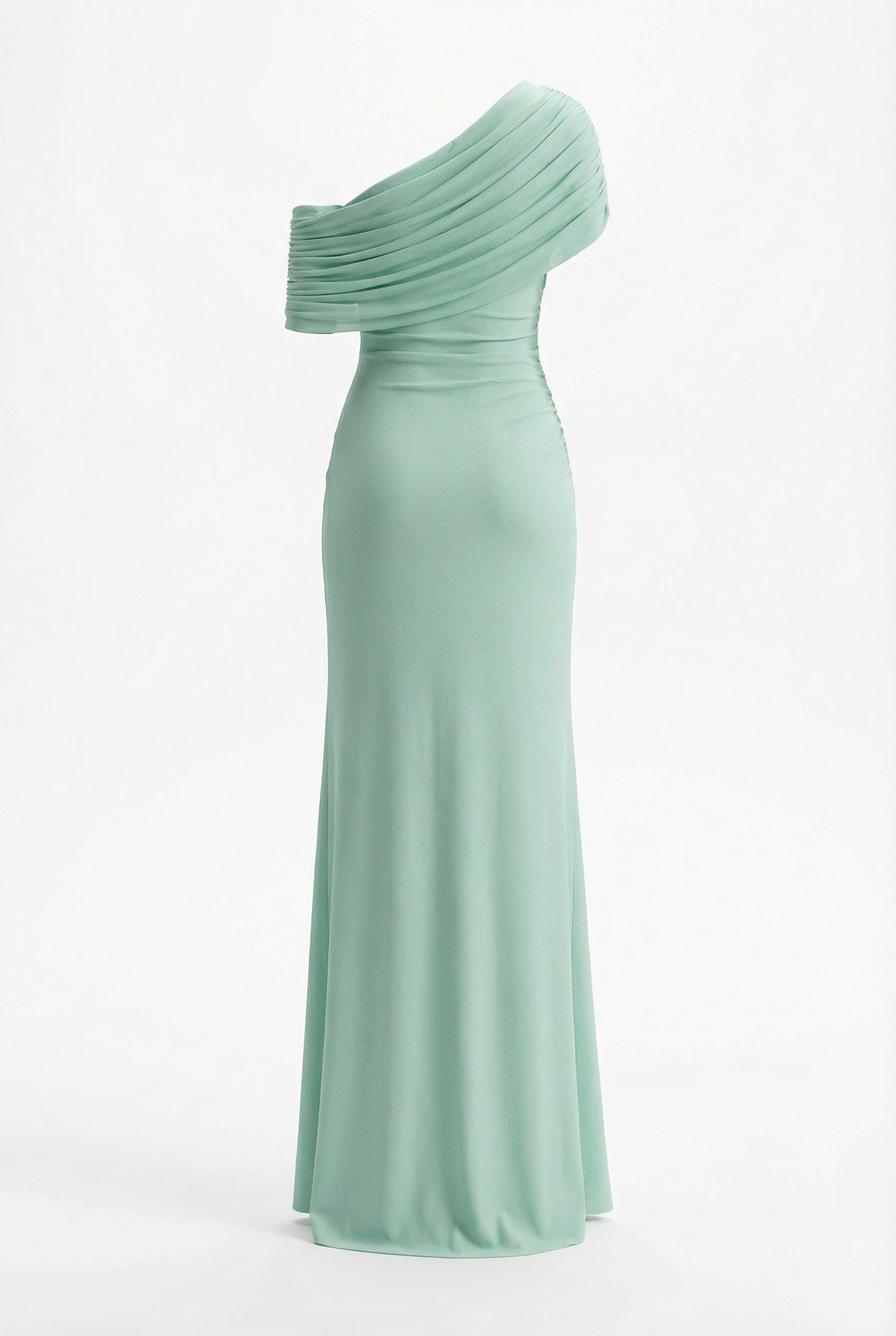 Melanie | Women’s Off-Shoulder Draped Maxi Prom Wedding Guest Dress