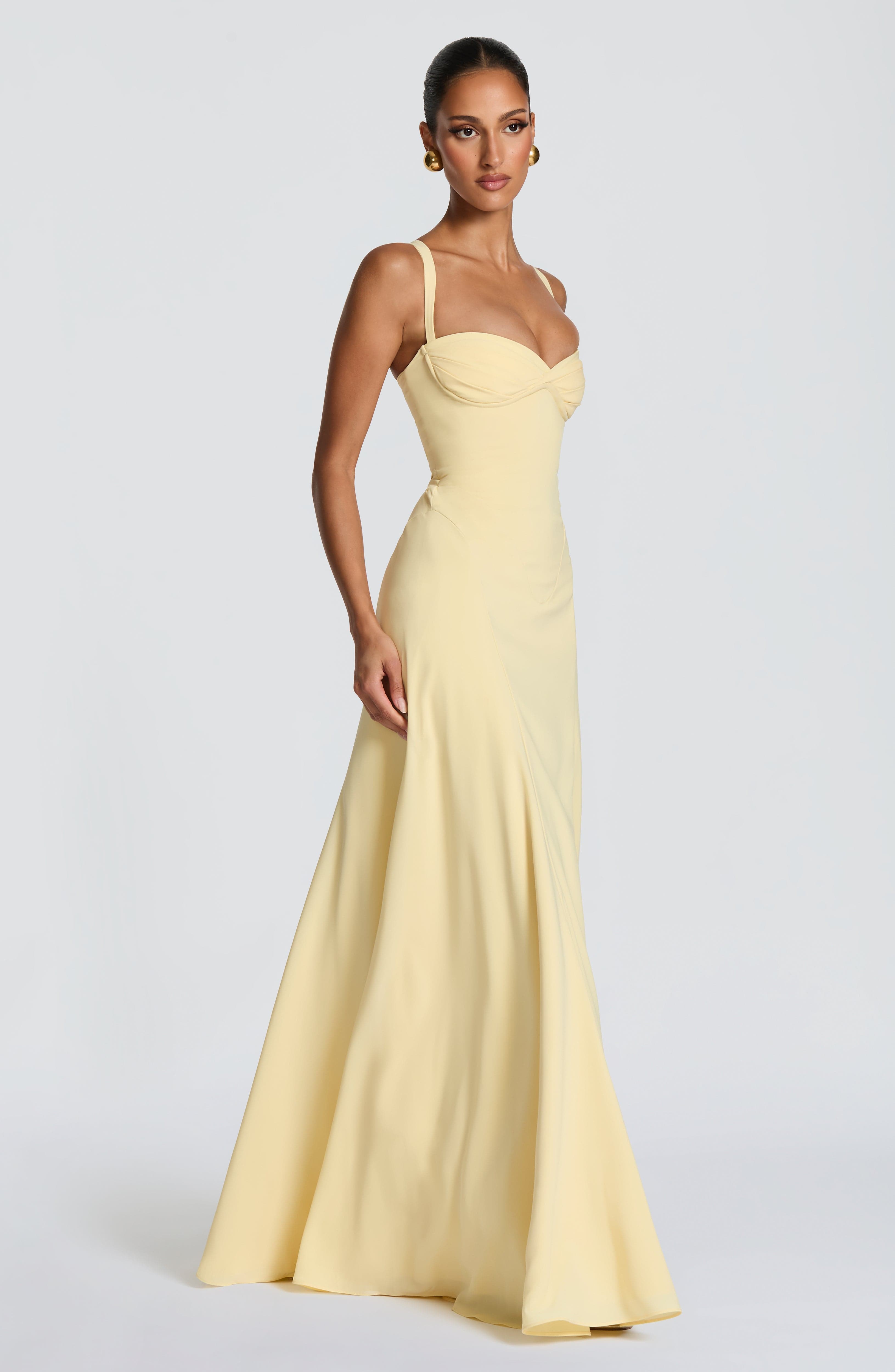 Irie Maxi Dress - Lemon Dress Babyboo Fashion Premium Exclusive Design