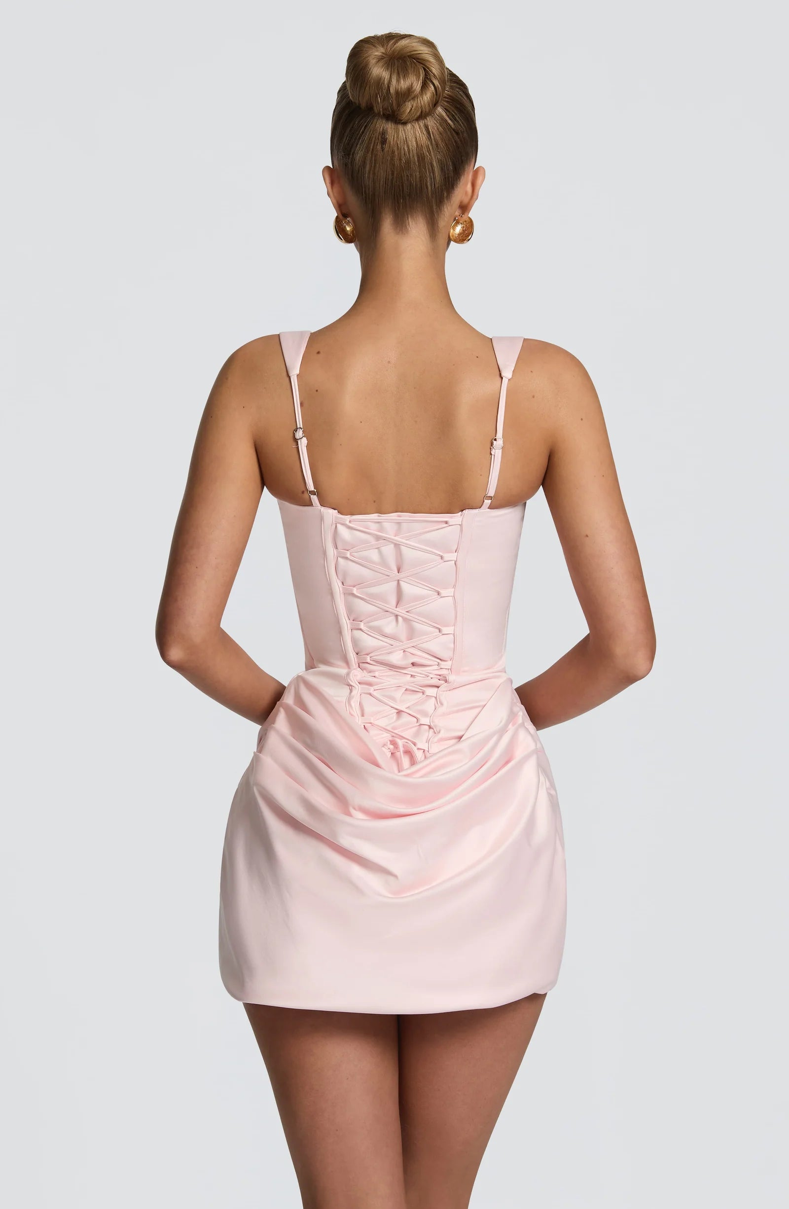 Amelie Ruched Mini Dress