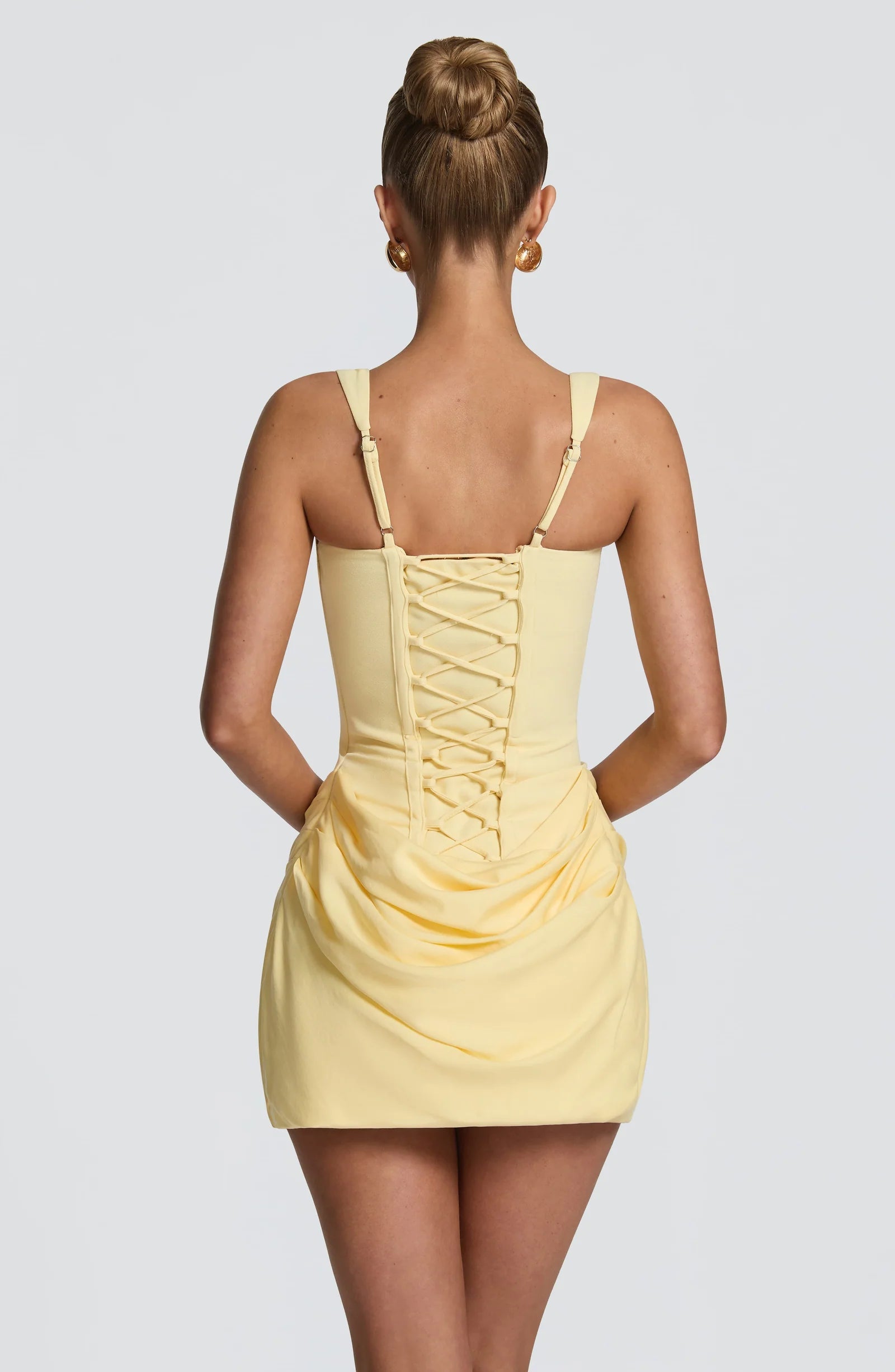 Amelie Ruched Mini Dress