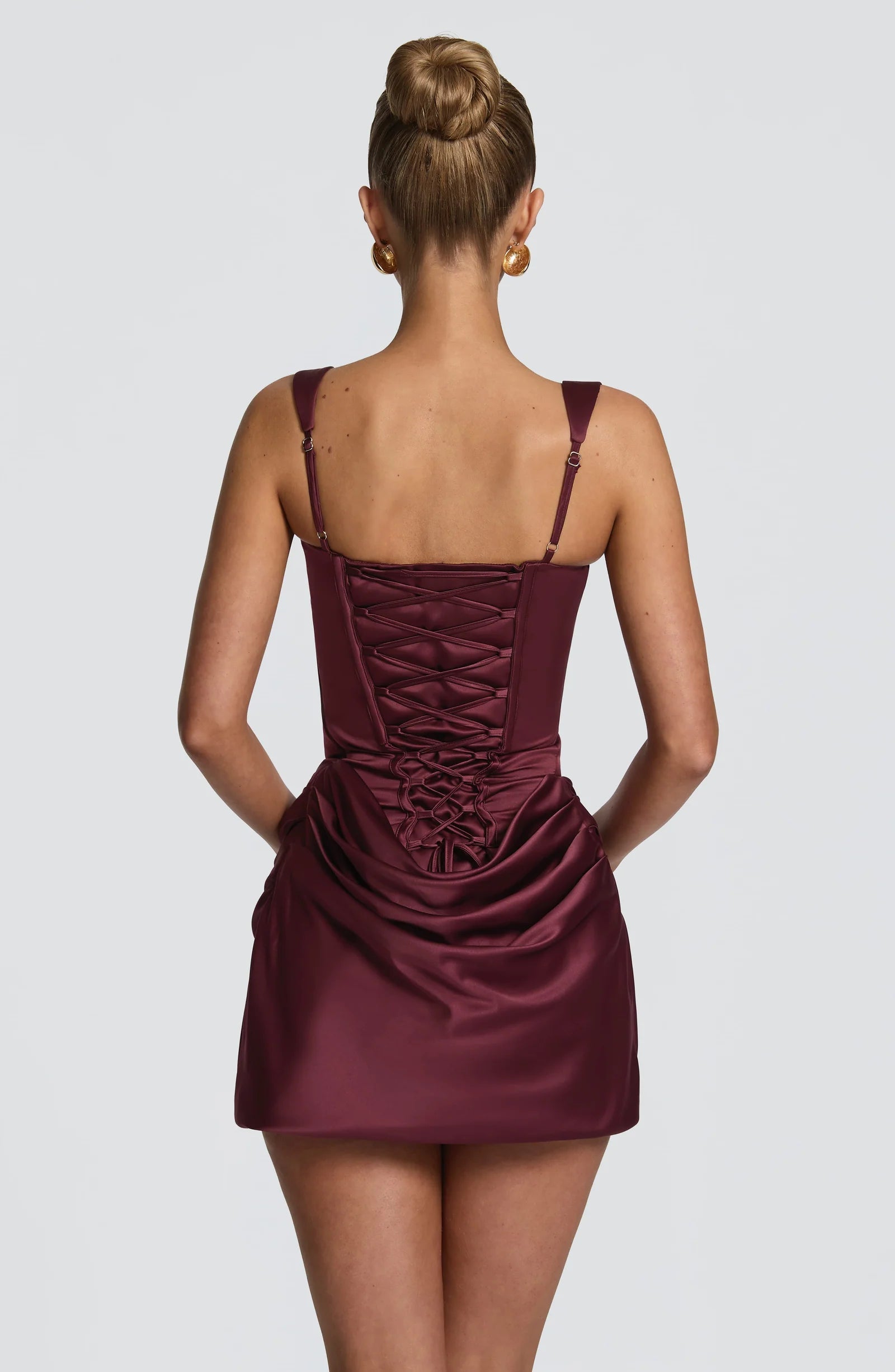 Amelie Ruched Mini Dress