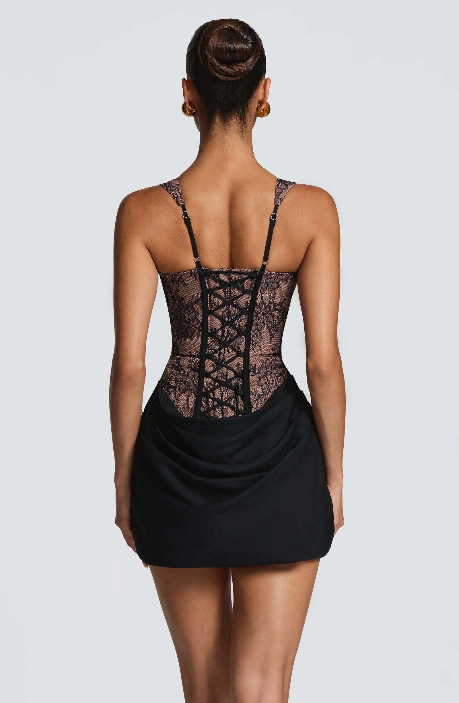 Amelie Ruched Mini Dress
