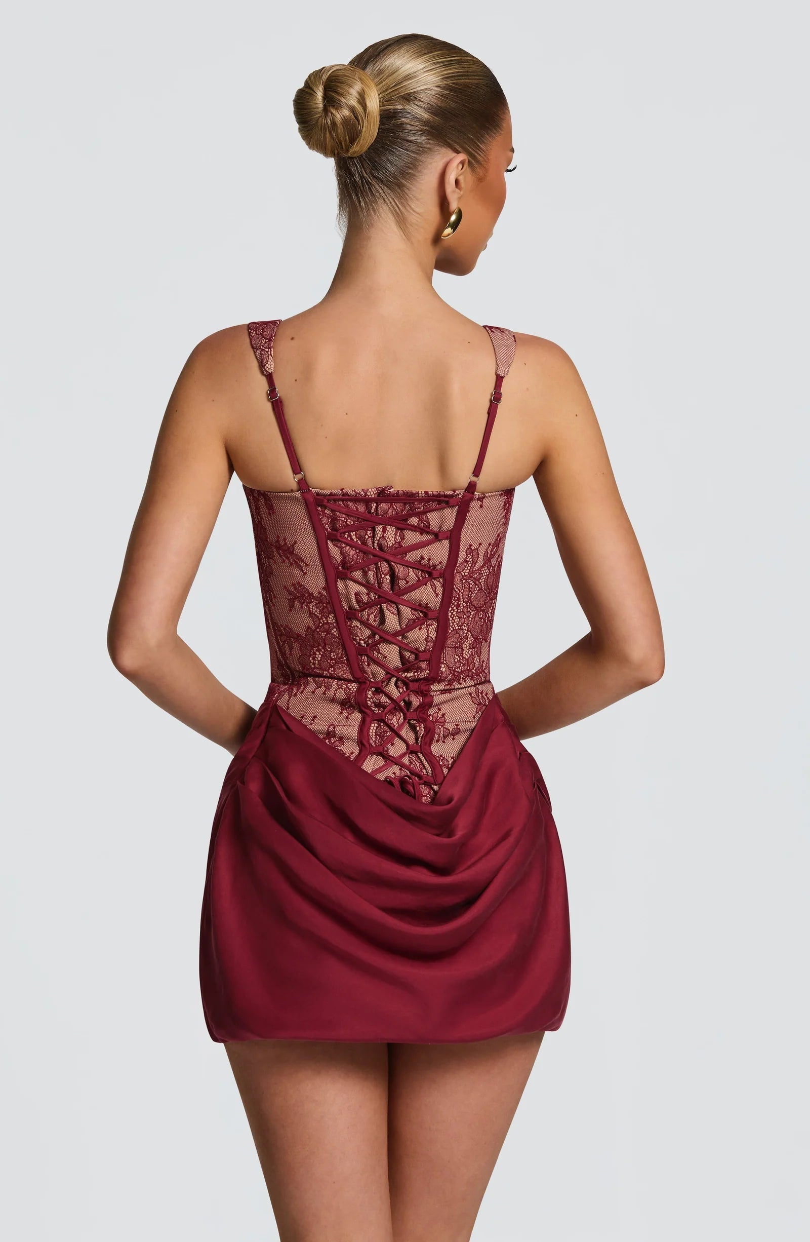 Amelie Ruched Mini Dress