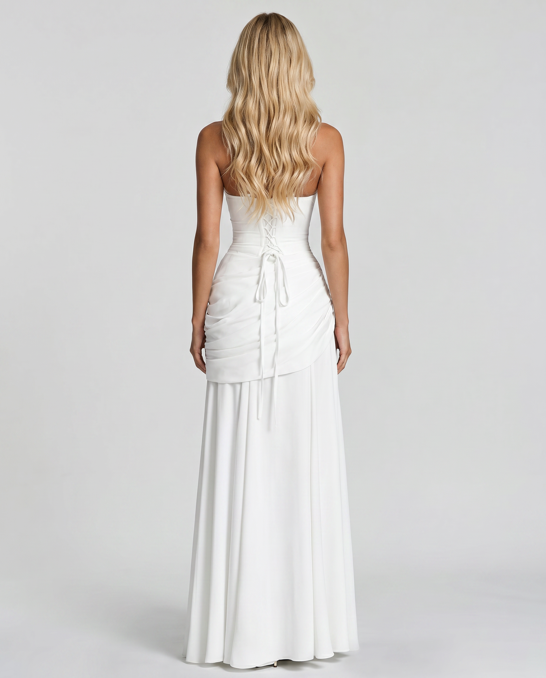 Women's maxi dress with cowl neckline