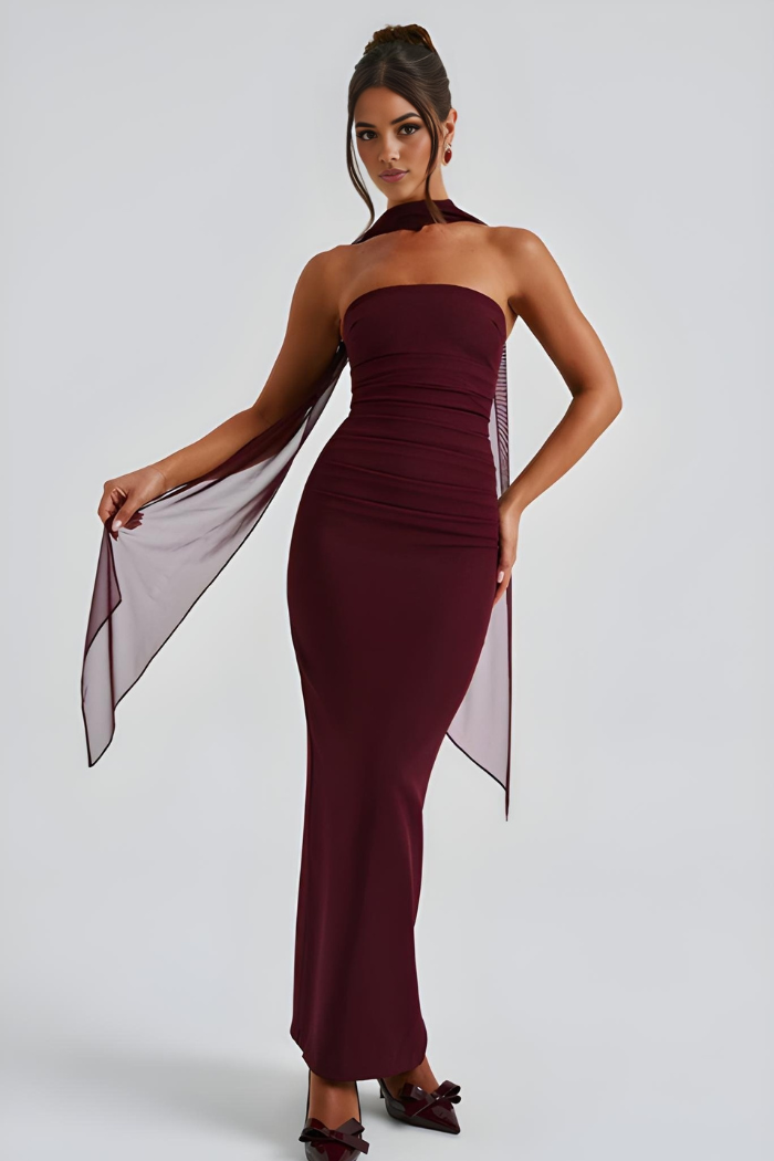Isabella Corset Maxi Dress