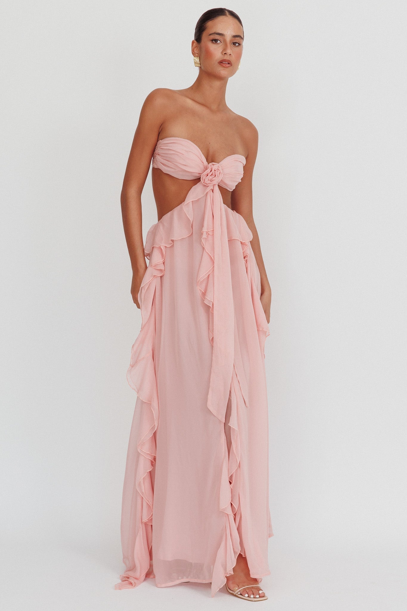 Madeleine Rosette Maxi Dress