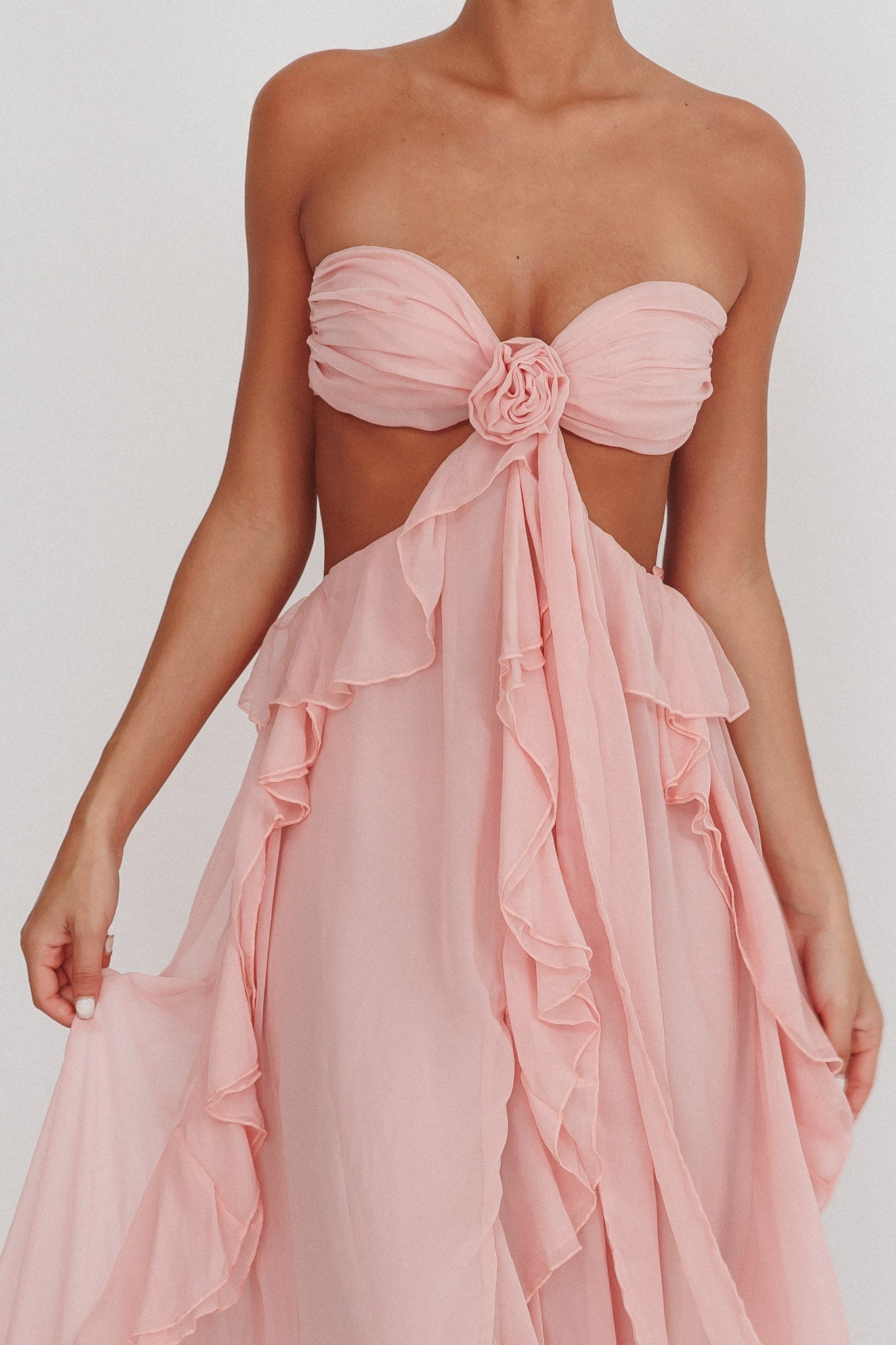 Madeleine Rosette Maxi Dress