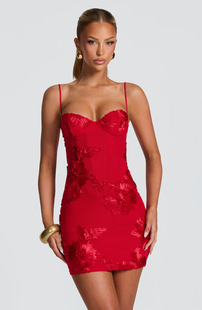 Molly Floral Corset Mini Dress